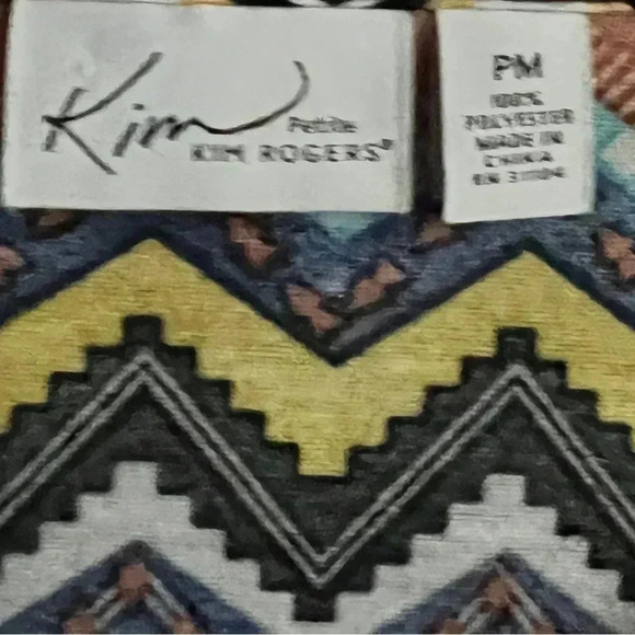 Kim Rogers top size petite medium - Picture 3 of 3